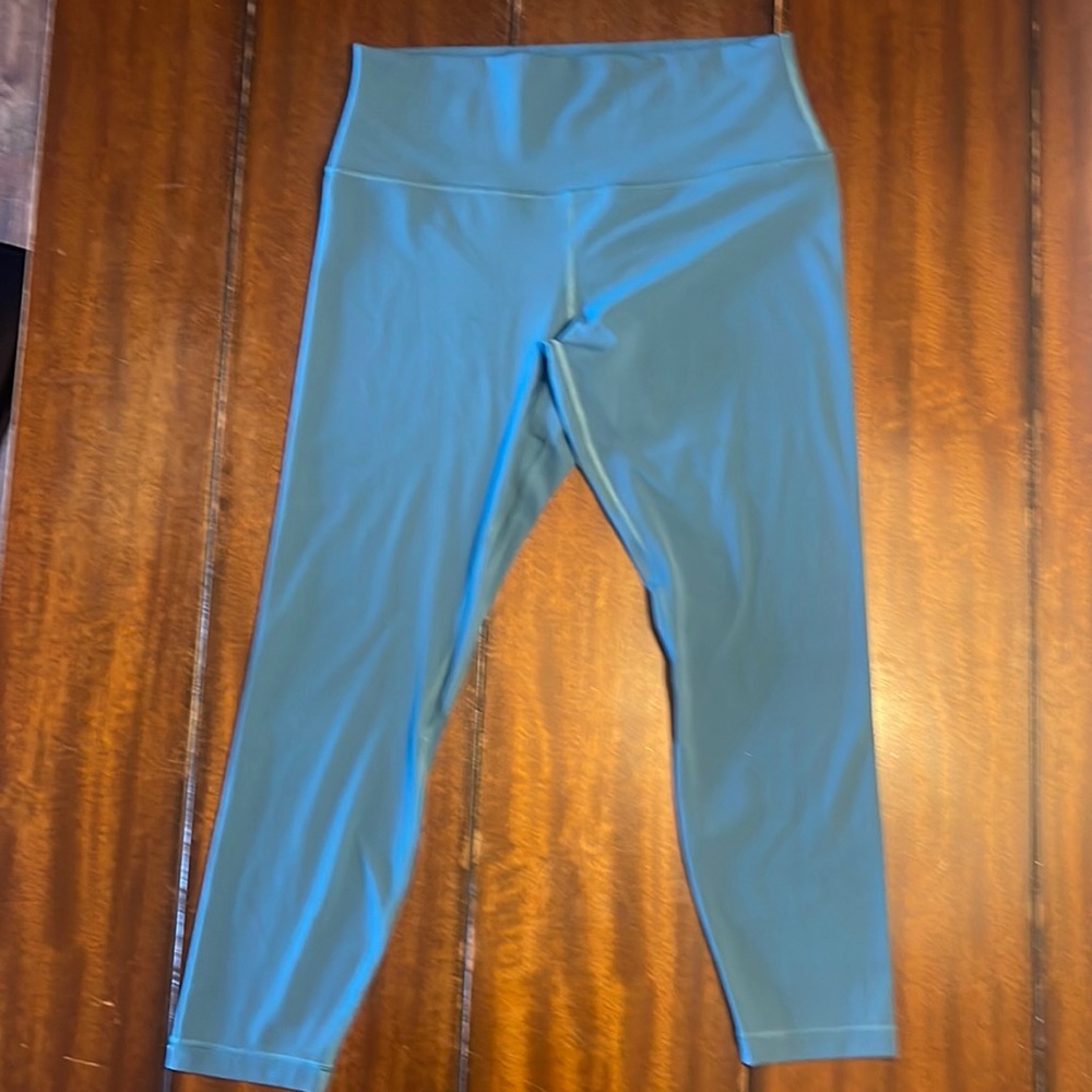LULULEMON dark teal leggings size 12